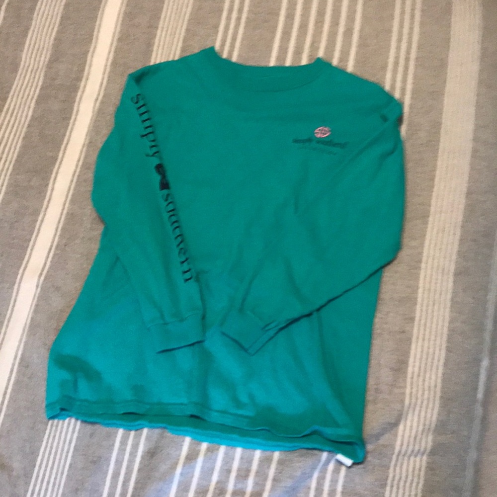 Green simply southern shirt